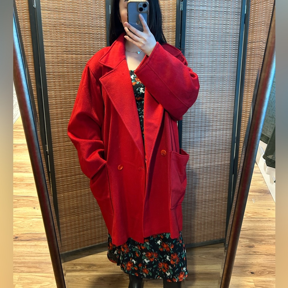 Red Peacoat